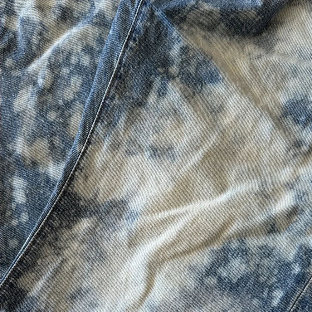 J. Crew Men's Blue and White Straight Jeans
